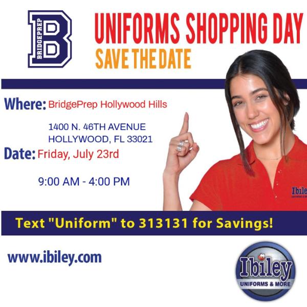 UNIFORM SALE ON CAMPUS